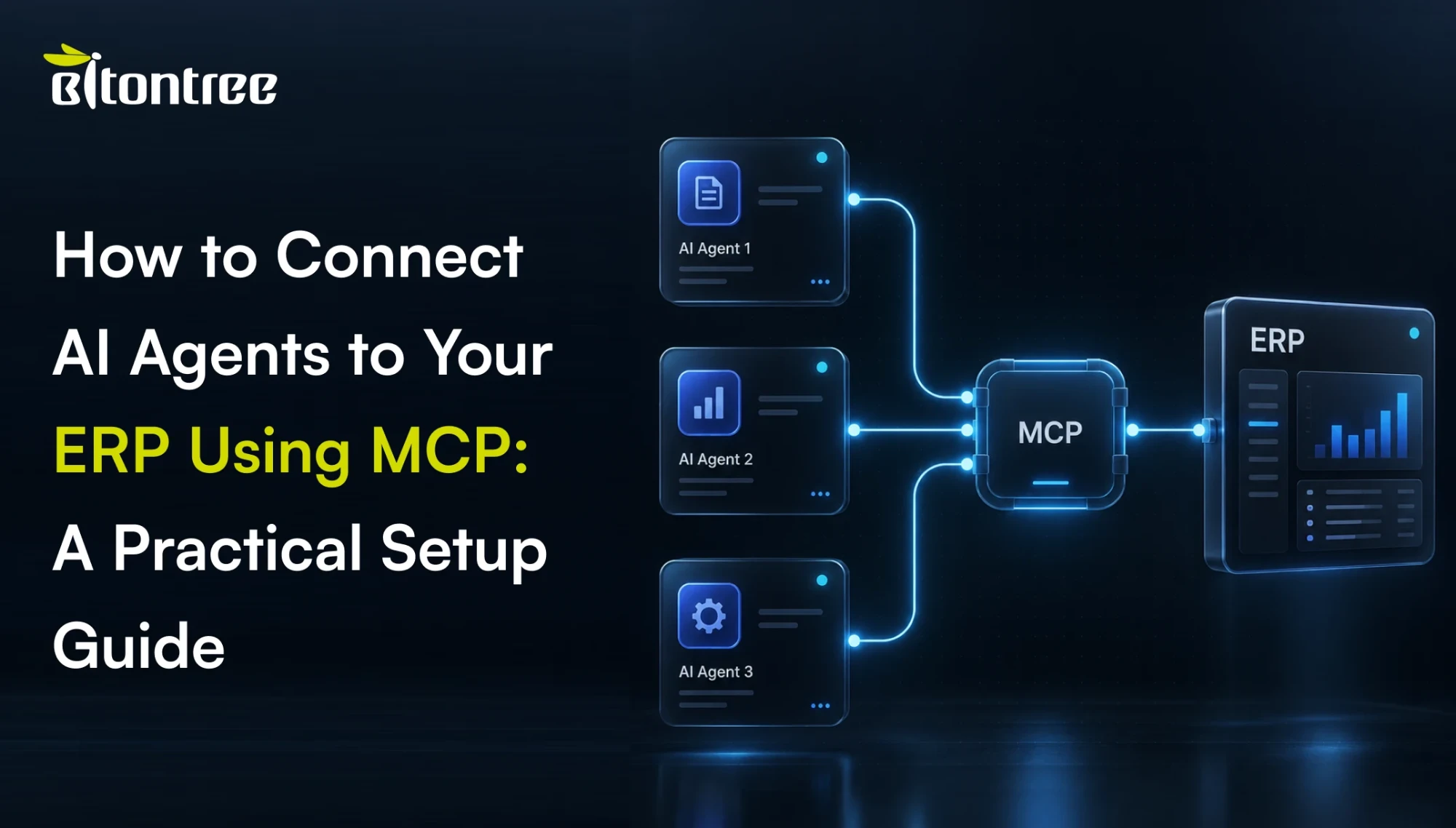 Connecting AI agents to an ERP through an MCP server with governed tool access
